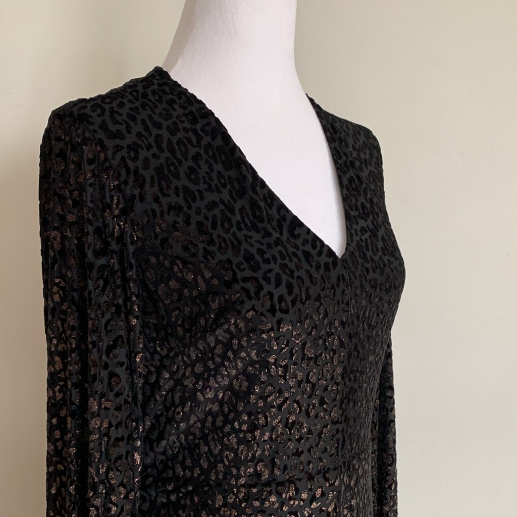 Elie Tahari Elegant Black Long Sleeve Dress. Size Xs. Like New.